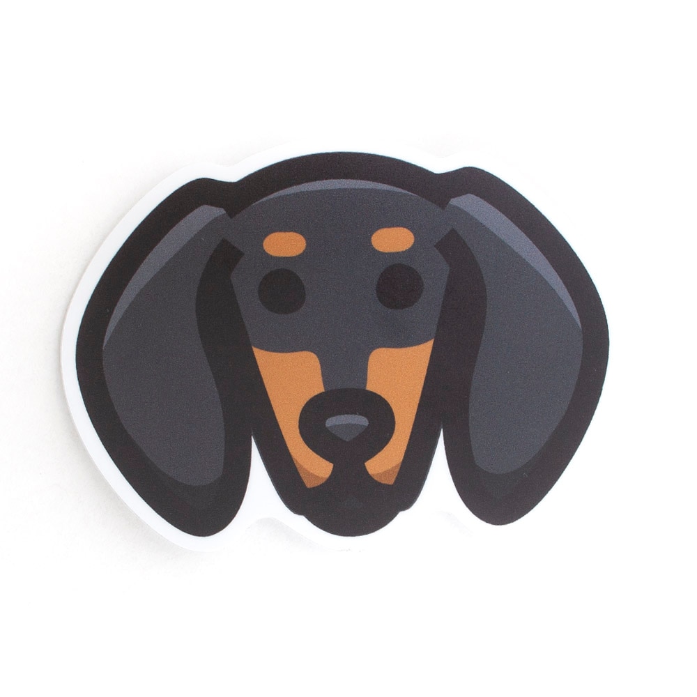 Stickers Northwest, Stickers, Art & School, 3", 632559, Dachshund Head